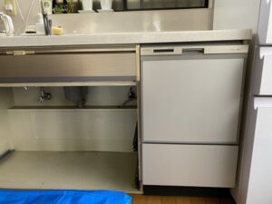 京都キッチン取付け隊　トップオープン食洗機の工事　施工後